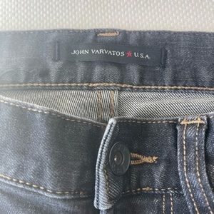 John Varvatos Bowery Slim Straight Stone Grey Jeans Sz 28x32